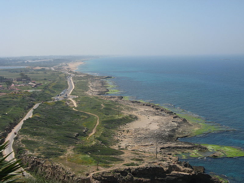 Северното крайбрежие на Израел (източник: http://bg.wikipedia.org/)